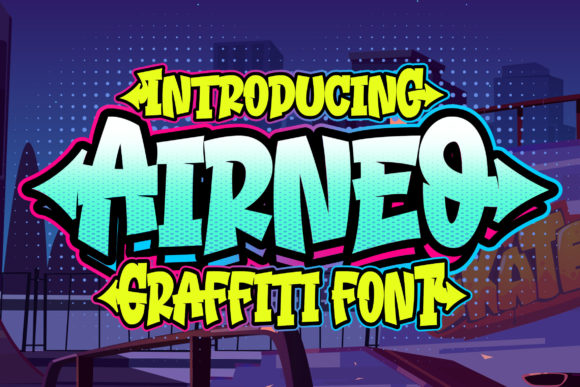 Airneo: A Graffiti-Styled Display Font for Editorial Design