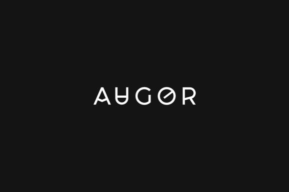 Augor: A Modern Display Font for Craft Creations