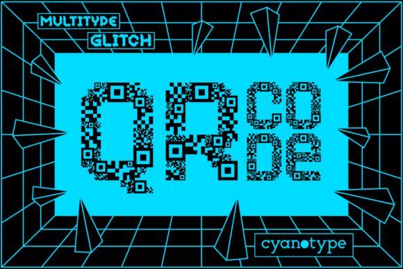 Bringing MultiType Glitch QR Code to Life in Handmade Design