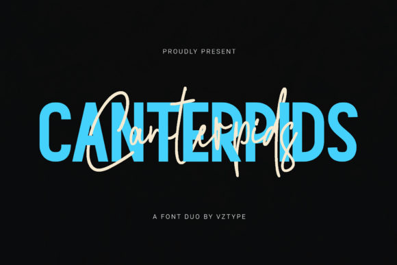 Canterpids Font Duo for Web Design