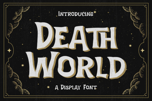 Death World Font Review: A Bold Display Typeface for Impactful Branding