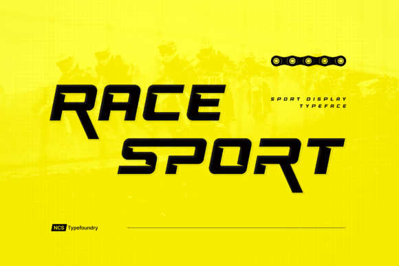 Discover Race Sport: A Modern Display Font for Dynamic Branding
