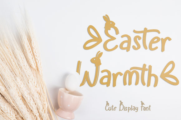 Easter Warmth: A Luxurious Font for Editorial Design