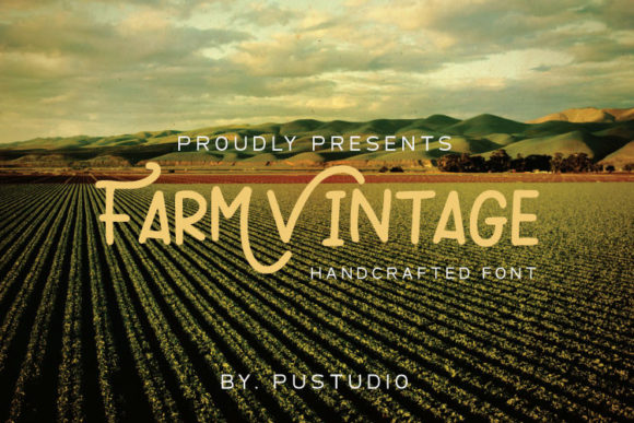 Farm Vintage: A Timeless Display Font for Editorial Design