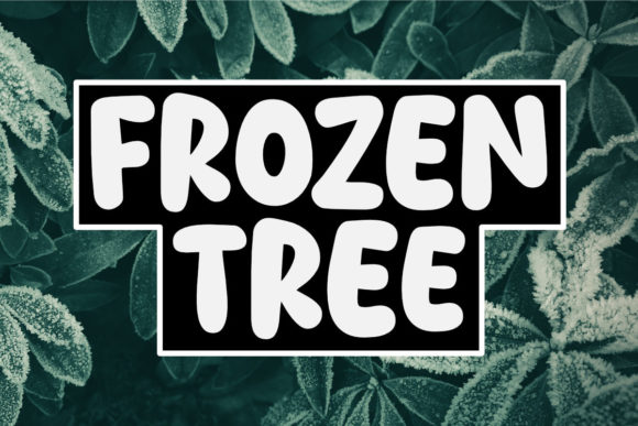 Frozen Tree: A Playful Display Font for Digital Creativity
