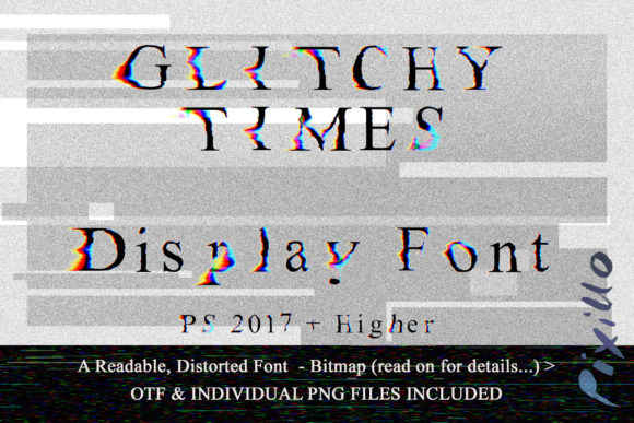 Glitchy Times: A Distorted Serif Font for Modern Branding
