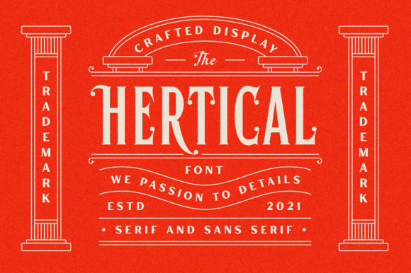 Hertical Display Font Review