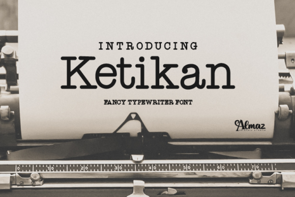 Ketikan: A Unique Typewriter Font for Modern Campaigns
