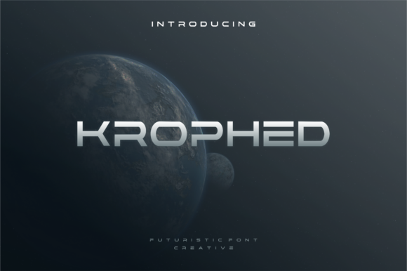 Krophed: A Modern Display Font for Editorial Design