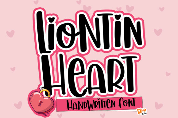 Liontin Heart Font for Business Branding