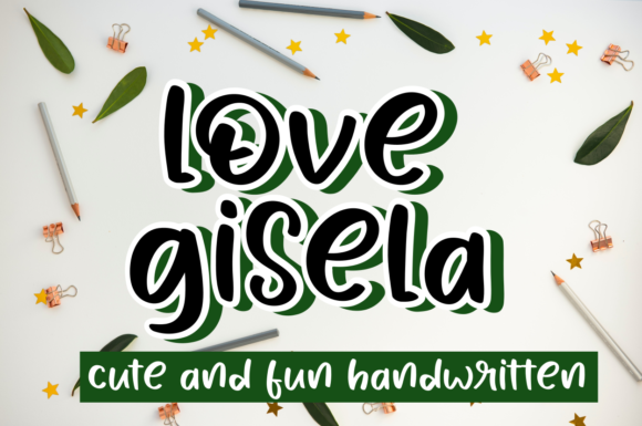 Love Gisela: A Stylish Display Font for Branding Projects