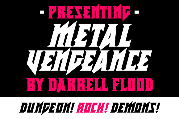 Metal Vengeance Font Review for Editorial Design