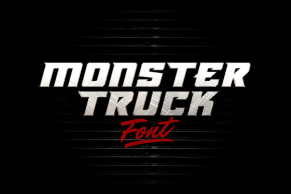 Monster Truck Font for High-Impact Campaign Designs