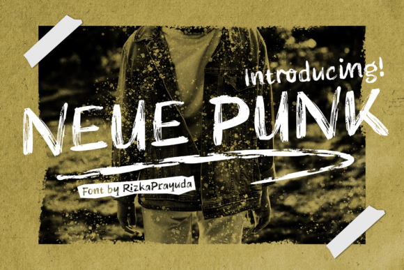 Neue Punk: A Grungy Display Font for Bold Branding