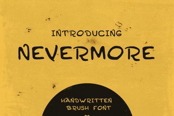 Nevermore Font for Web Design Projects