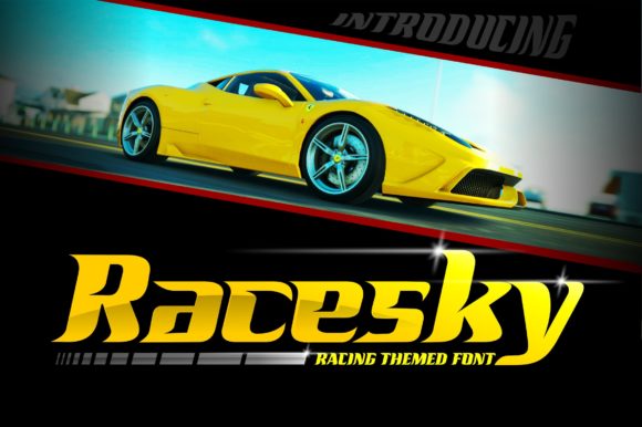 Racesky Font for Bold Digital Branding