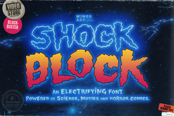 Shock Block Font for Eye-Catching Digital Designs