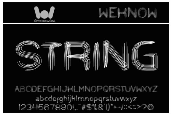 String and Wire: A Display Font for Bold Branding
